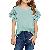blibean Girl Fashion Cotton Shirts Summer Tops 4-15 Years Old