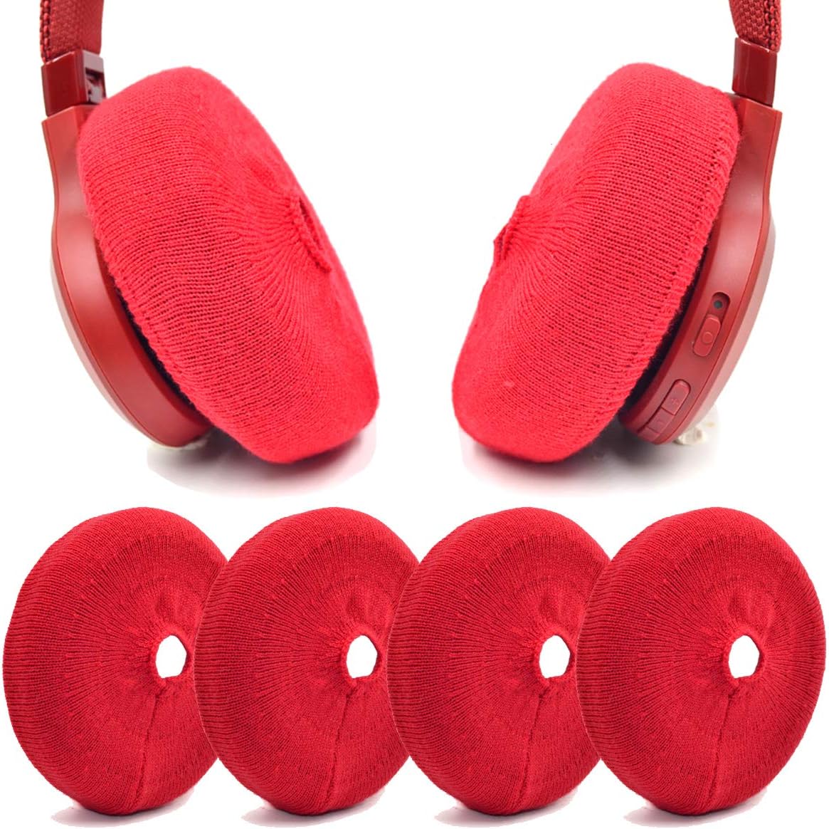 Defean Replacement Flex Fabric Headphone Earpad Covers for
