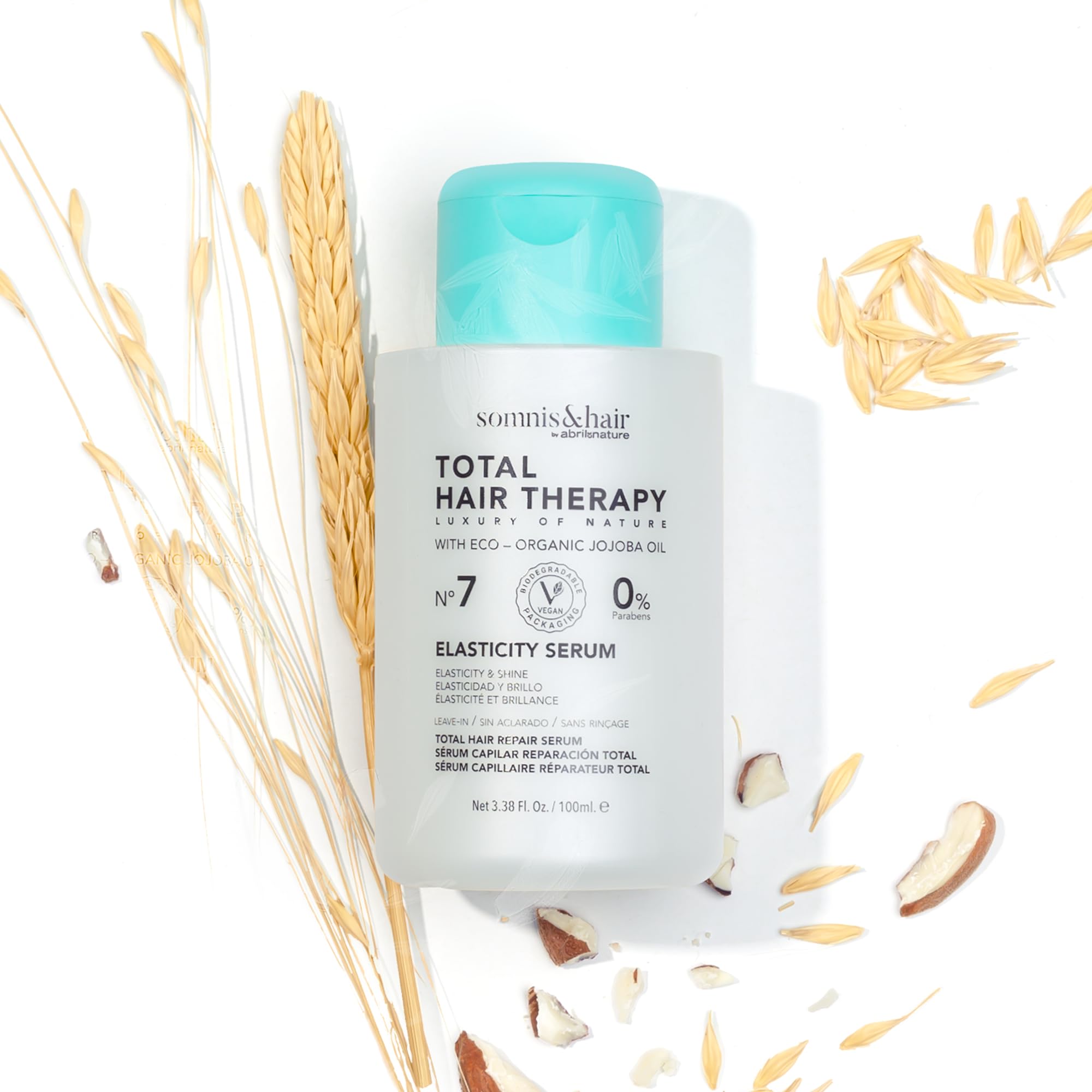 somnis&hair - Natural Restorative Hair Serum - Repair, Nutrition, and Shine - Strengthens and Prevents Breakage - Sulfate and Paraben Free - Vegan - 100 ml