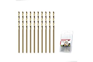 Artymaster Drill Bit Set,10pcs (1/16") M35 HSS Twist Cobalt Drill Bits for Stainless Steel, Hardened Steel, Cast Iron, Plastic and Wood,AM07C