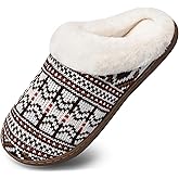 WateLves Women's Slippers Comfort Memory Foam House Slippers Plush Lining Bedroom Shoes for Indoor & Outdoor