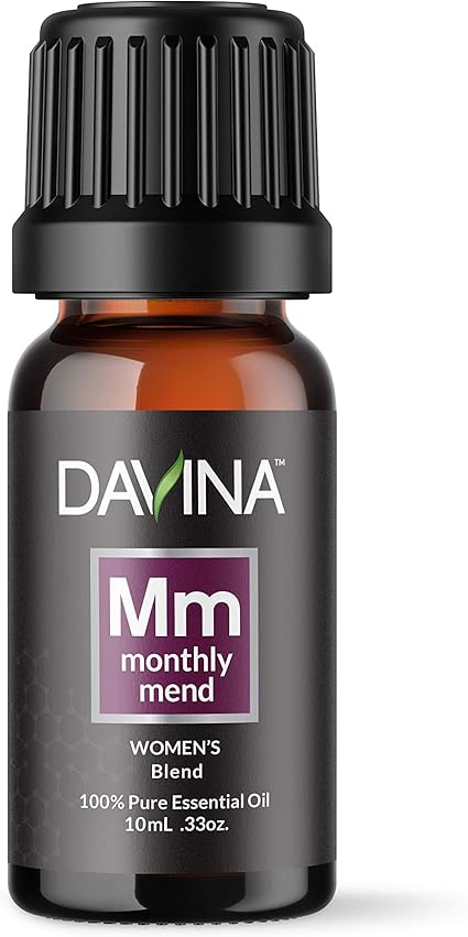 Amazon Com Monthly Mend Pms Essential Oil Blend 10ml Therapeutic Grade By Davina Health Personal Care