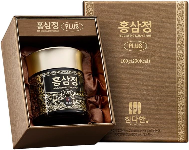 Chamdahan Extract Plus / Korean Red Ginseng Extract / 100% Made in Korea / 36mg Ginsenosides / No Artificial Ingredients / 100g