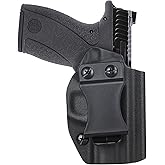 IWB Holster for Smith & Wesson Bodyguard 2.0 TS & NTS Pistol .380 ACP - Concealed Carry Inside Waistband Holster with Secure Snap Lock, Slim Profile & Lightweight Durability