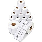 Aegis Adhesives - 2-1/8" X 2-3/4" Replacement for DYMO 30324 (12 Rolls/3840 Labels) Direct Thermal Diskette Media and Veterinary Labels - Compatible With LabelWriter 450, 450 Turbo, 4XL (NOT 550, 5XL)