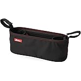 Diono Buggy Buddy Universal Stroller Organizer with Cup Holders, Secure Attachment, Zippered Pockets, Safe & Secure, Black