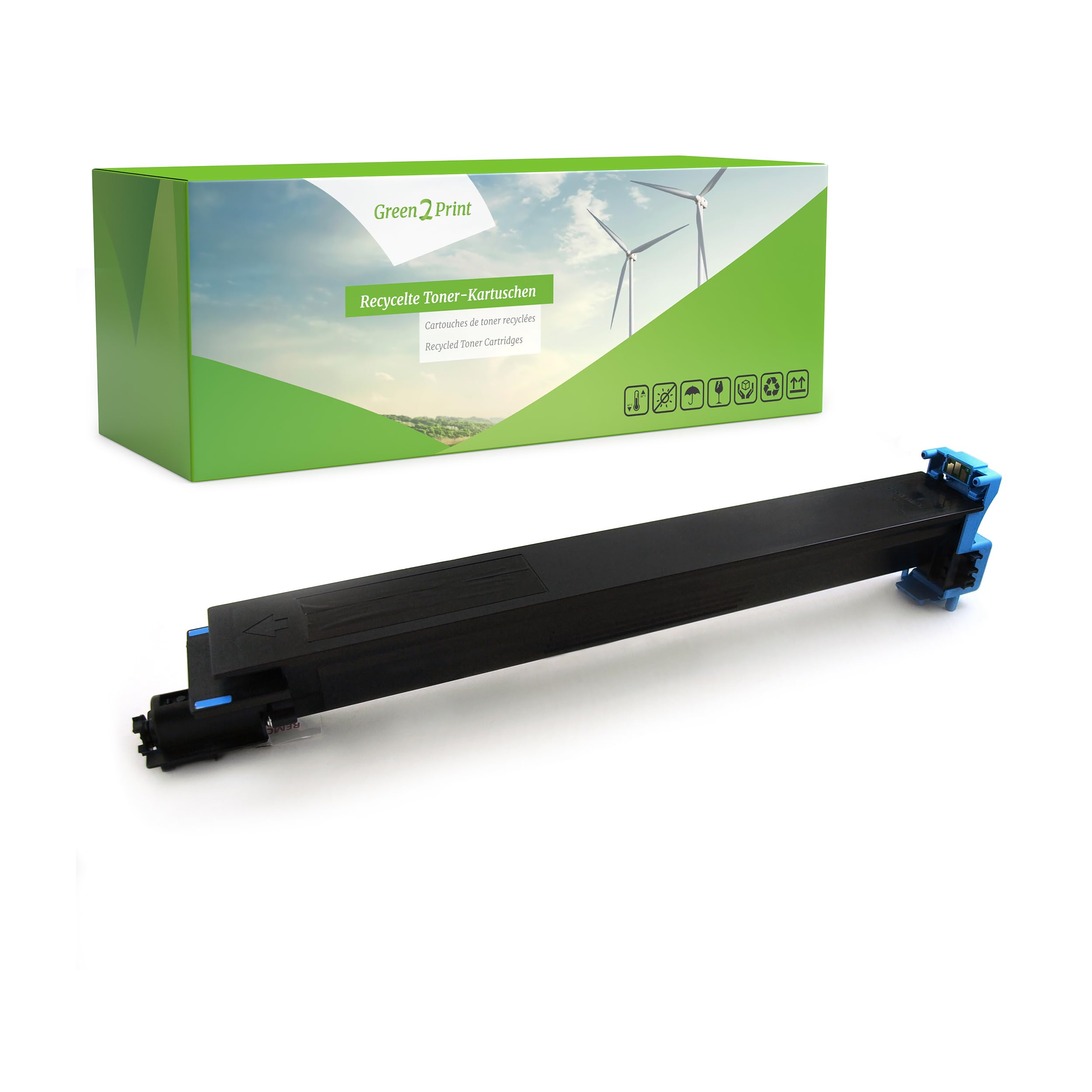 Green2Print Toner cyan 14000 pages replaces Epson C13S050476 Toner cartridge for Epson AcuLaser C9200D3TNC, C9200N, C9200DN, C9200DTN