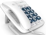 BT Big Button 200 Corded Landline Phone - Elderly Friendly, Amplified, Hearing view 5