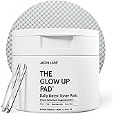 Rice Toner Pads Korean Skin Care Daily Exfoliating Pads for Face: THE GLOW UP Centella AHA PHA Niacinamide Brightening Toner for Mens Skincare, Facial Cleansing, Acne Pores, Dark Spots & Skin Radiance
