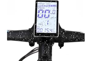 LICAEVEY Electric Cycle LCD Display, 24V 36V 48V 60V Universal E Scooter M5 E Display Meter Control Panel 5 Pin Electric Scooter Panel Screen for 31.8 22.2mm Electric