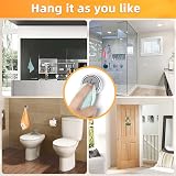 Alyvisun 6Pcs Self-Adhesive Tea Towel Holders Round Hooks No Drilling view 3