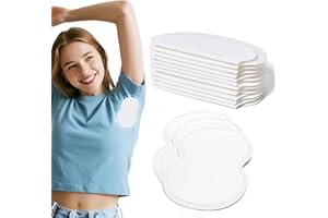 Underarm Sweat Pads - Aoeoun Premium Quality Fight Hyperhidrosis [100 PCS] for Men and Women Comfortable, Non Visible, Extra Adhesive, Disposable Dress Guards/Shields, Non Sweat Armpit Protection
