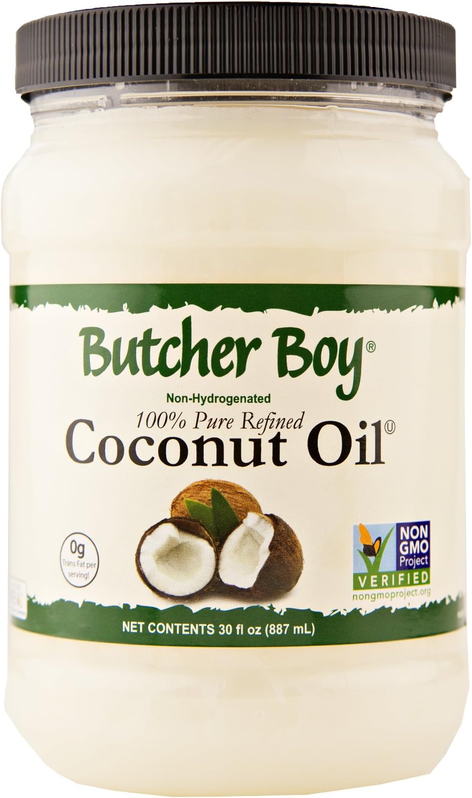 Butcher Boy Coconut Oil 30 oz. Jar (12 Jars)