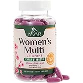 Multivitamin for Women - Complete Daily Womens Multivitamins with Calcium, Folic Acid, Vitamin A, C, D, E, & B Vitamins, Zinc and Iron - Vitamins for Bone, Energy & Immune Support - 120 Softgels