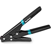DURATECH 8-Inch Zip Tie Tool, Cable Tie Gun | Ergonomic Handle, For Fastening and Cutting Plastic or Nylon, Cable Management