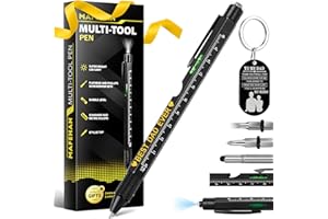 MAFEHAN Father’s Day Gifts for Dad – 9-in-1 Multi-Tool Pen with Engraved Keychain, Unique Dad Gifts from Daughter Son Wife – Birthday Gift for Men Who Have Everything, Handy Gadgets for Husband & Grandpa