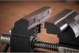 Stanley MaxSteel 100mm 4 Inch Light-Duty Vice Cast Iron Chrome Hardware view 7