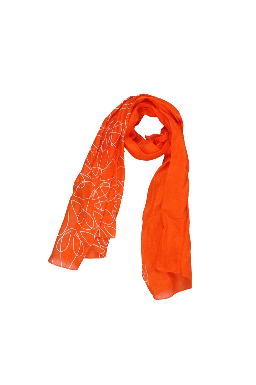 selfiwear sw-1884 orange scarf/stole