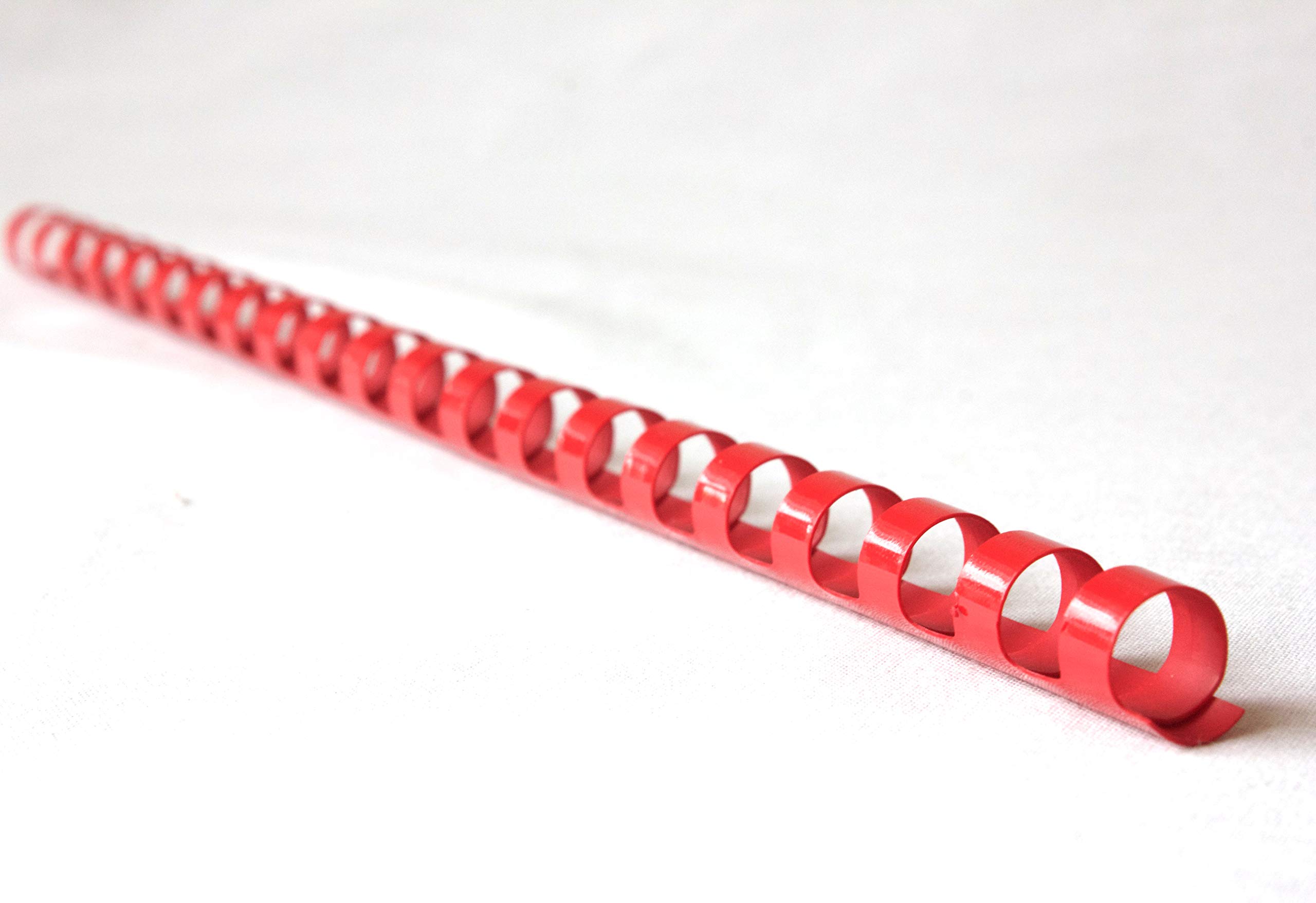 bind2go Red Plastic Binding Comb 21 Rings A4 (10mm)
