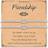 YSSHIN Love Knot Friendship Bracelets, Relationship Forever Infinity Jewelry Birthday Christmas Friendship Gifts for Women Best Friend Teen Bff Bestie Her