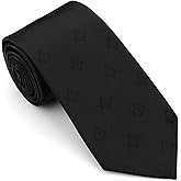 AMITER Woven Necktie for Freemason, Mens Fashion Neck Ties with Masonic Square & Compass