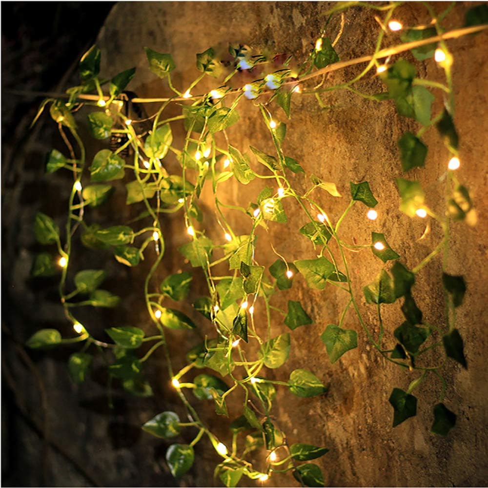 12 Pack Artificial Ivy MODOAO Artificial Ivy Garland with Lights,with