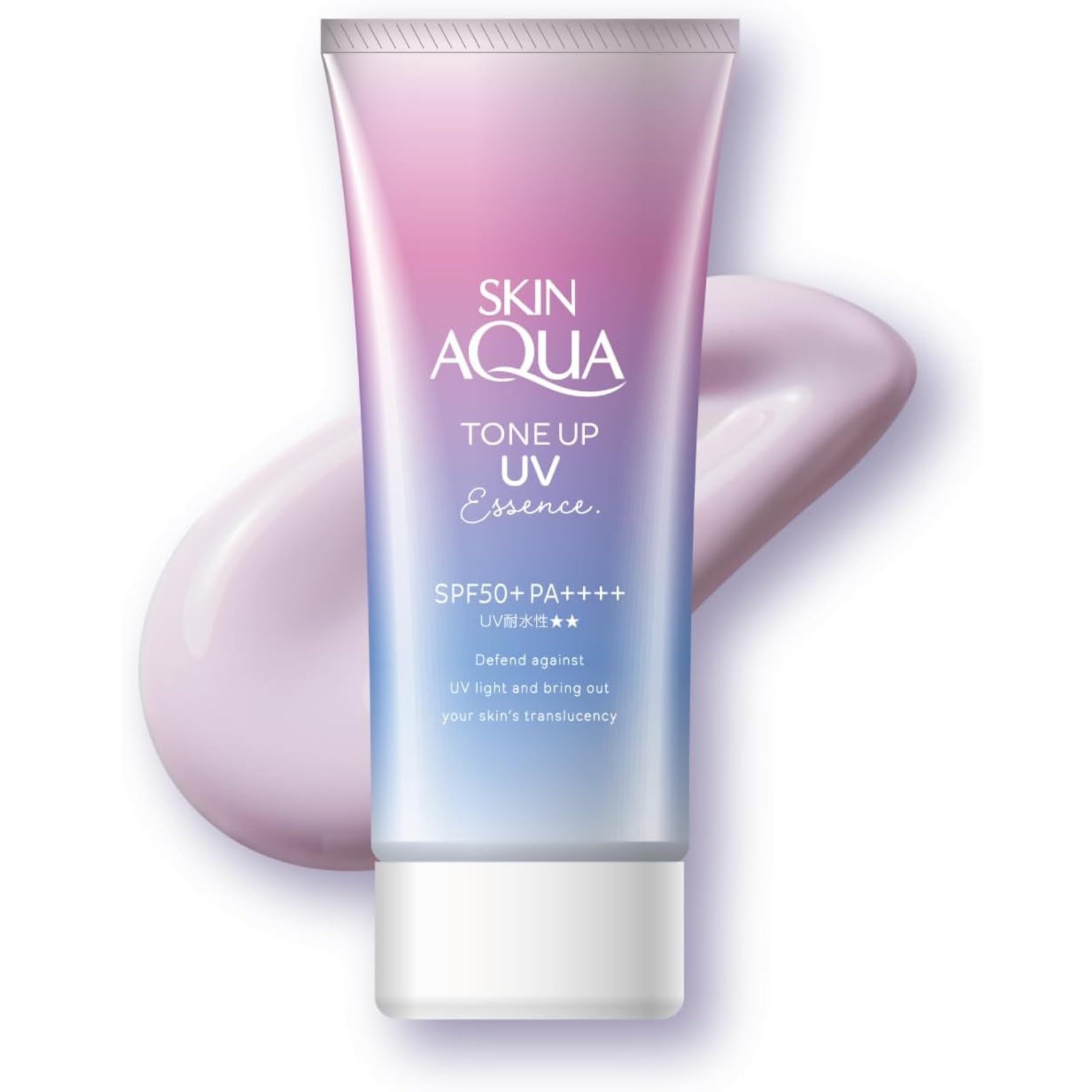 Skin Aqua Tone Up UV Essence Sunscreen, Lavender, 80 g - SPF50+/PA++++