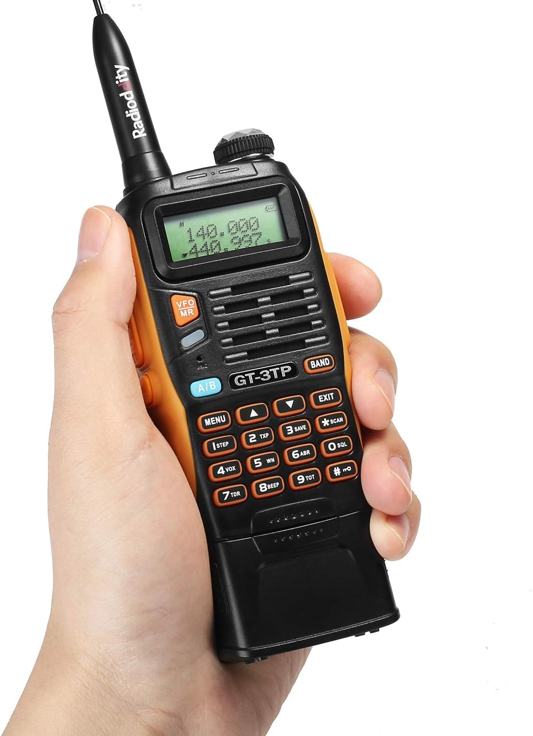 BAOFENG GT-3TP MarkIII 3800mAh Battery Tri-power Ham Radio, Dual Band Two-Way Radio 8W/4W/1W, Upgraded Chip, High Gain Antenna and Car Charger : Car Electronics