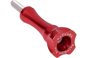 Fotodiox GoTough Long Red Thumbscrew for GoPro Hero2, Hero3/3+ and Hero4 Mounts and Extension Arms