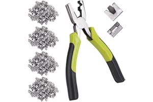 NAOEDEAH Rabbit cage Clips and Pliers Wire Cage Clips with Fencing Pliers Green (1200pcs Clips)