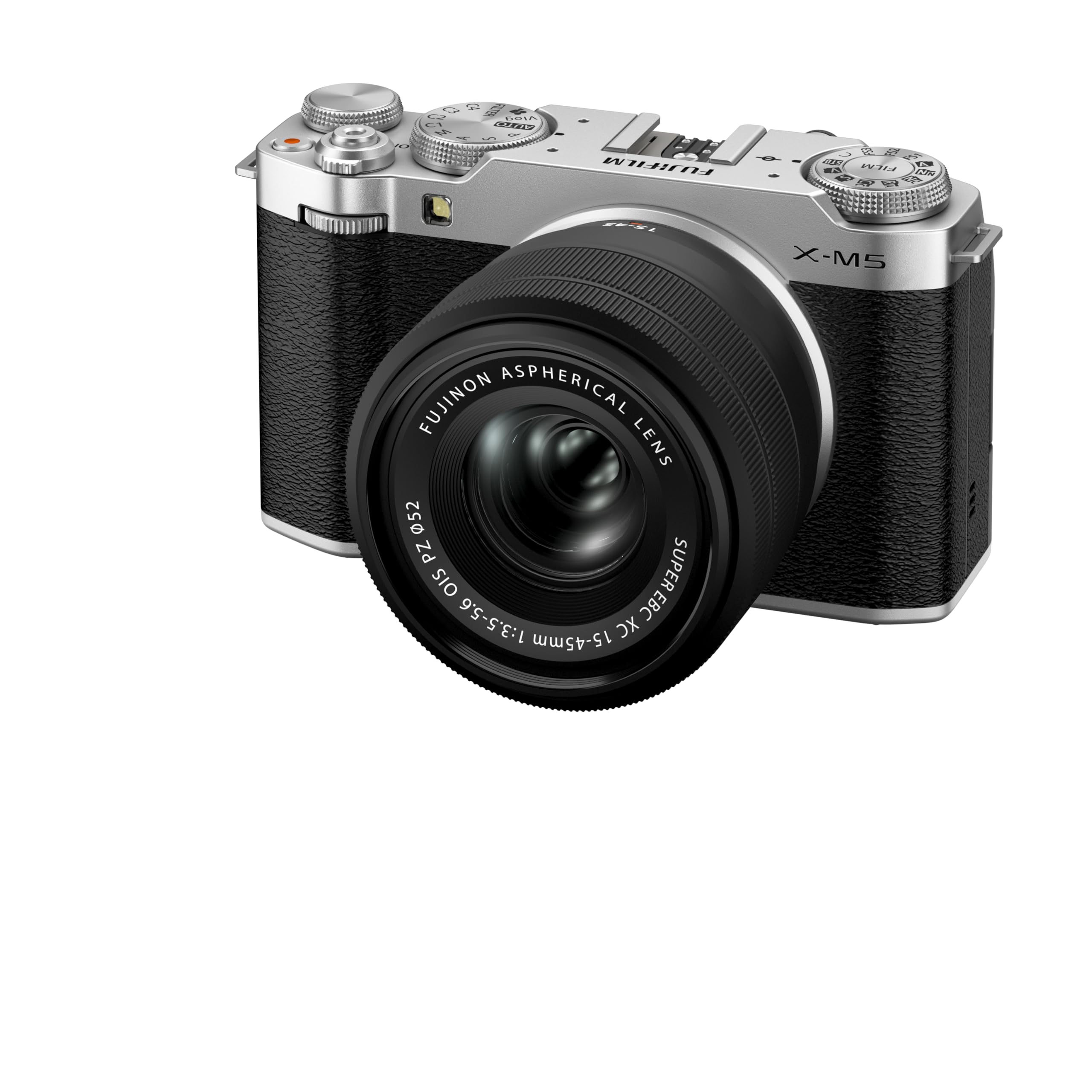 FUJIFILM X-M5 + XC15-45mm Kit Silber