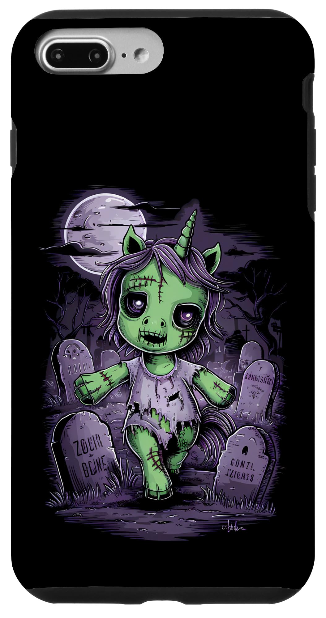 Zombie Unicorn Halloween Case for iPhone 7 Plus/8 Plus