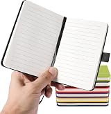Lefute A6 Notebooks Pocket Notebook Softcover PU Leather 200 Pages Black view 6