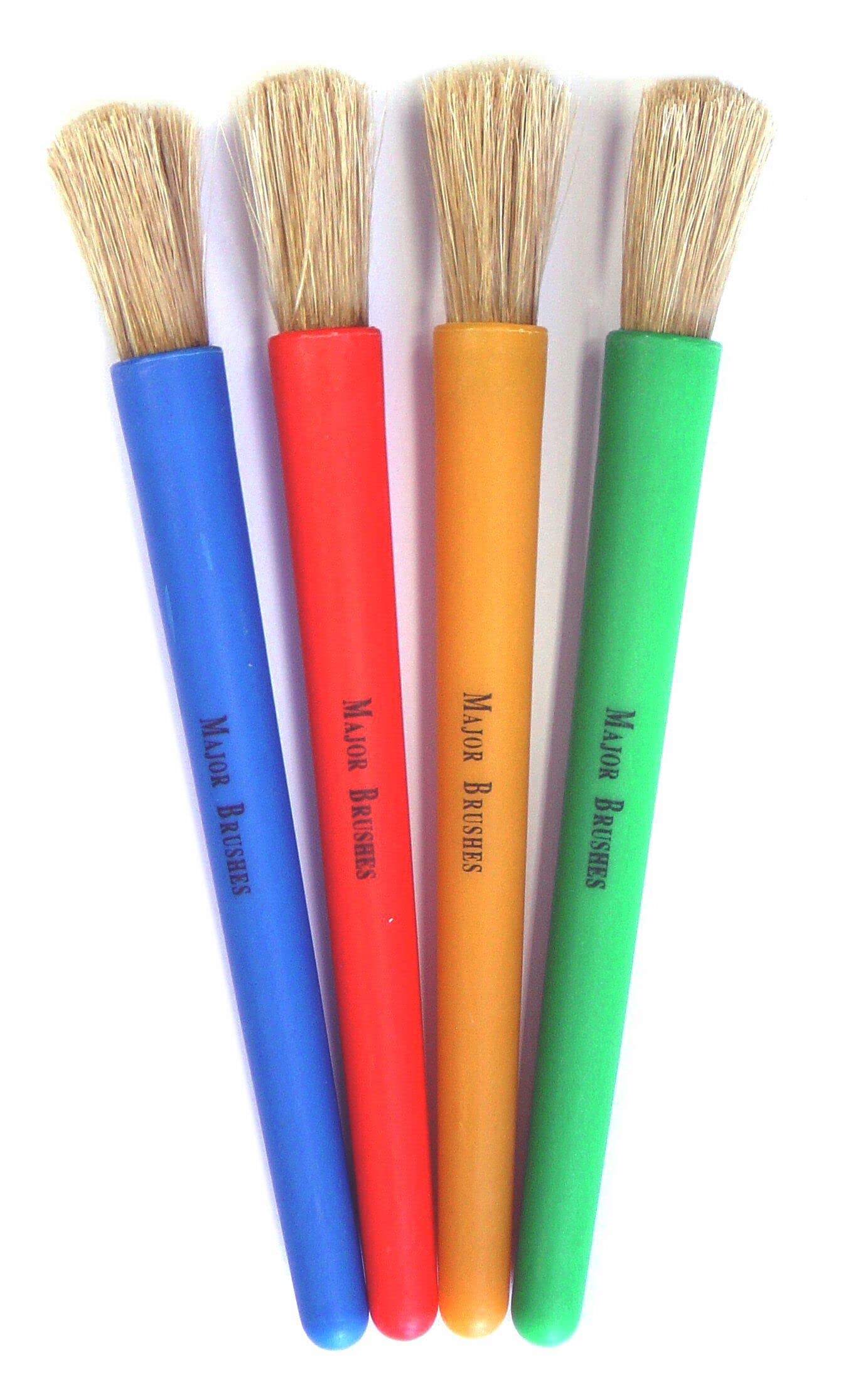 Major Brushes Junior Chubby Brushes - Pack of 4