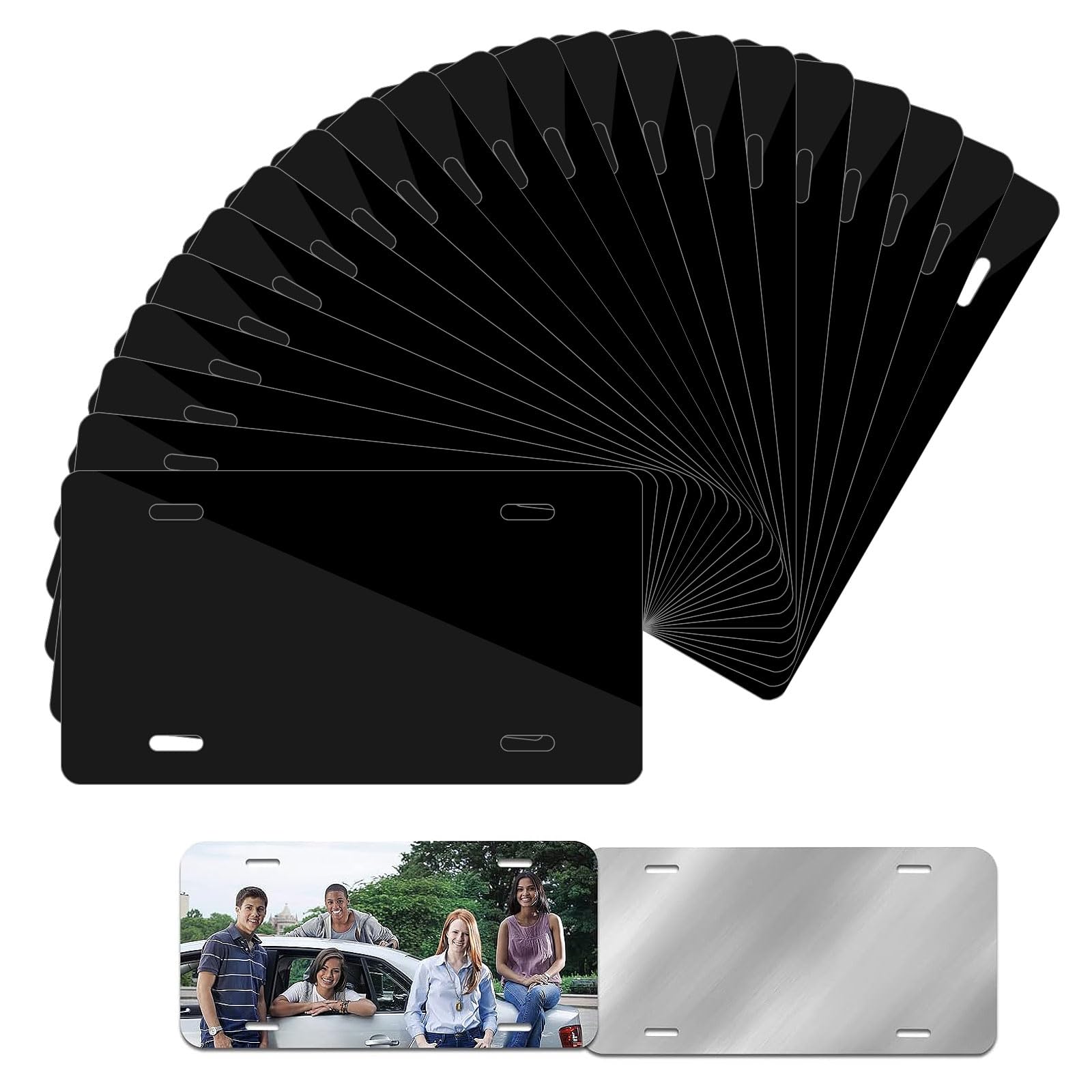 Photo 1 of (incomplete) 20 Pack 0.45mm Blanks Plate Tag for Design Work