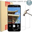 [2 St&uuml;ck] Wileyfox swift 2x Panzerglas Schutzfolie, PULEN Panzerglasfolie folie Displayschutzfolie Hartglas - 0,33mm D&uuml;nn, 9H H&auml;rtegrad, 2.5D Abgerundete Kanten Anti-Kratzen, Anti-&Ouml;l, Anti-Bl&auml; schen - Lebenslange Garantie