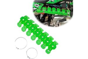 PRO CAKEN 300mm/11.8'' Universal Motorcycle Exhaust Tail Heat Shield Cover Exhaust Pipe Anti Hot Ironing Heat Shield Silicone Pipe for All Off Road ATV Dirt Bike Racing