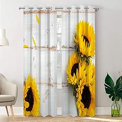 Batmerry Autumn Scene Blackout Curtains for