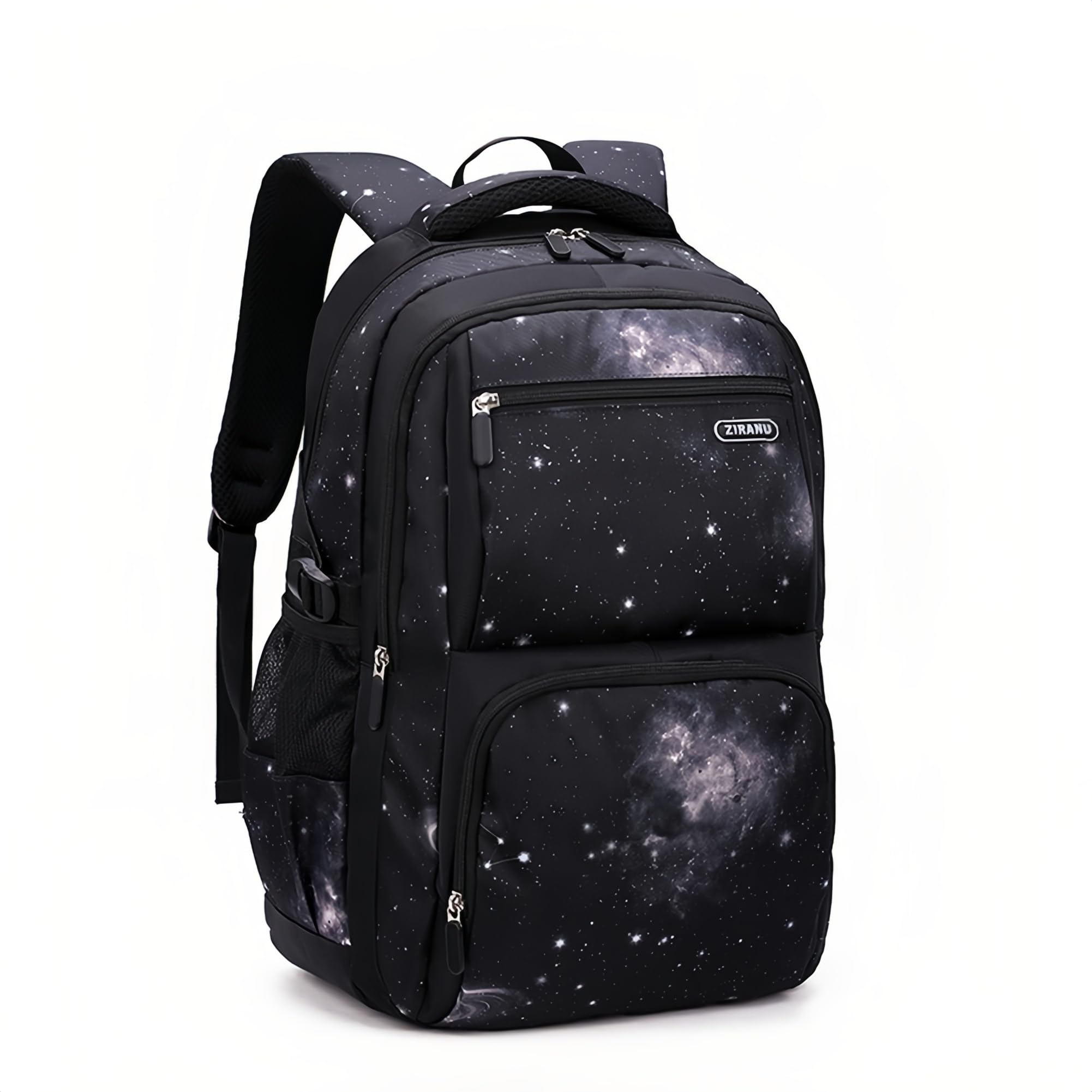 Bansusu Kids Backpack Boys School Bag Primary Secondary Boys Rucksack Backpack, Galaxy-Black