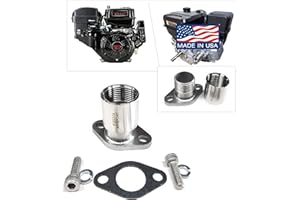 ARSPORT Exhaust Adaptor Male & Female 1" Flange for: Predator 420cc & 301cc, Hond GX 240, 270, 390