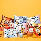 Kitsch x BT21 Satin Pillowcase Tata Queen 19x26 Zipper Hair Skin view 7