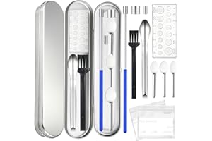 GENERIC Filling Tools Kit – Stainless Steel Home & Lab Supplies Set for Size #000#00#0#1#2#3#4 – Home Supplement DIY Handling Accessories
