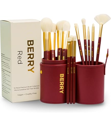 Amazon.com: ICONIC LONDON HD Blend Brush Set | Luxury Synthetic