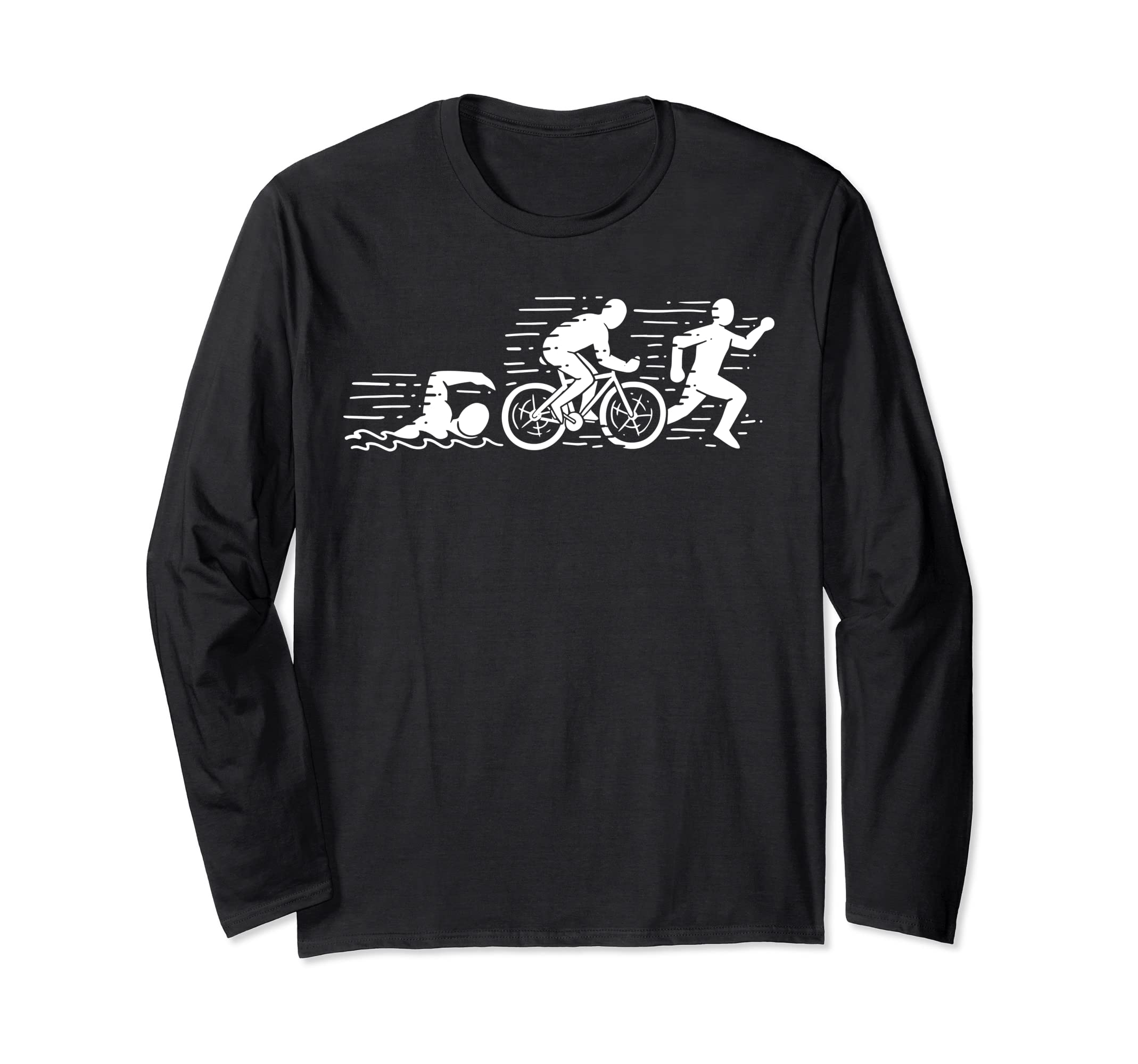 Triathlon - Swimming, Cycling, Running - Sports Long Sleeve T-Shirt