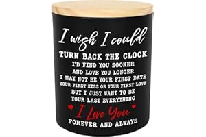 TEEZWONDER Couple Gifts for Men, Women - Anniversary, Christmas, Valentines Day, Birthday Gifts for Him, Her, Boyfriend, Girlfriend, Husband, Wife Gifts - Vanilla Lavender Scented Candles 10 oz