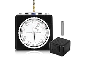 Consfly Z Axis Tool Setter Tool Height SetterAdjustable w/Calibration Bar, CNC Tool Setter for CNC Lathe Milling Machine 0.01mm Accuracy 50mm Height