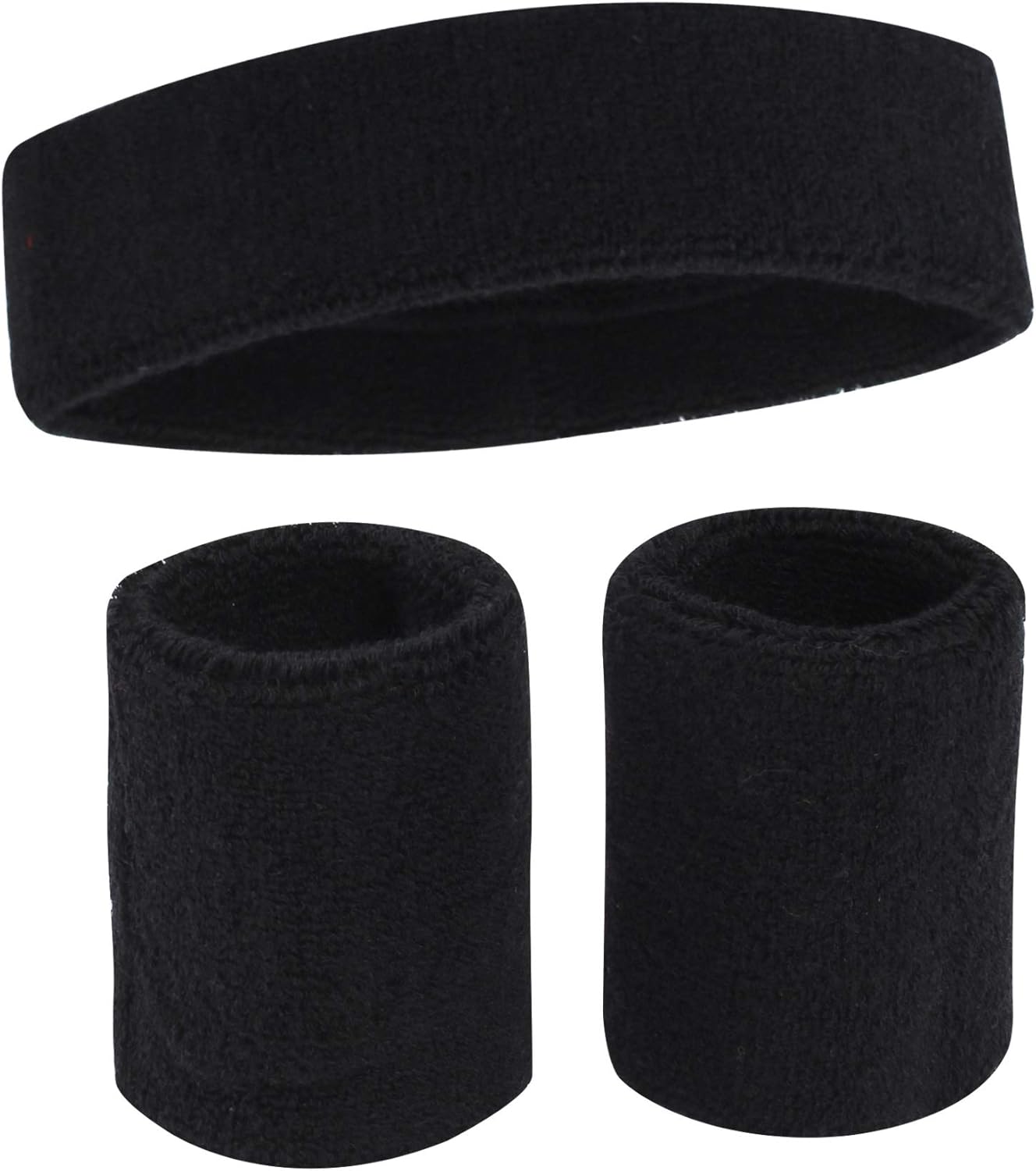 AFLGO Sweatband Set for Sports, Workout, Training & Exercise 1