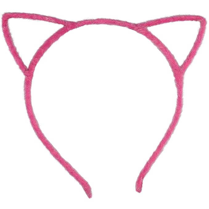 Pink Cat Ears Headband with a Metal Frame Amazon.co.uk Beauty