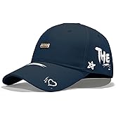 FK FORKICKS Trendy Unisex Graffiti Baseball Cap, Adjustable Cotton Baseball Cap for Men & Women, Athletic Streetwear Hat, Navy Blue