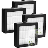 FUKANG Smokeless Ashtray Replacement Filters 4Pack - HEPA &amp; Carbon Layer for Smoke, Dust, Odor Elimination